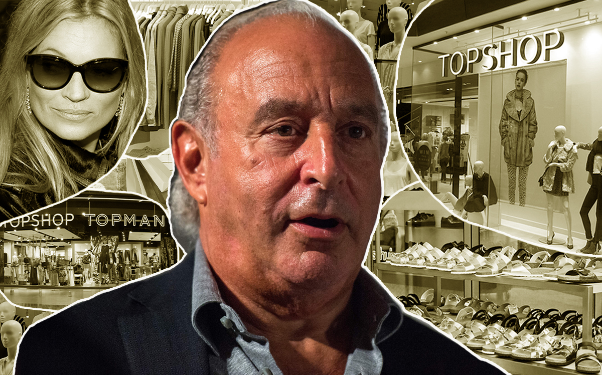 Arcadia Group CEO Philip Green (Credit: Getty Images, Wikipedia, Pixabay)