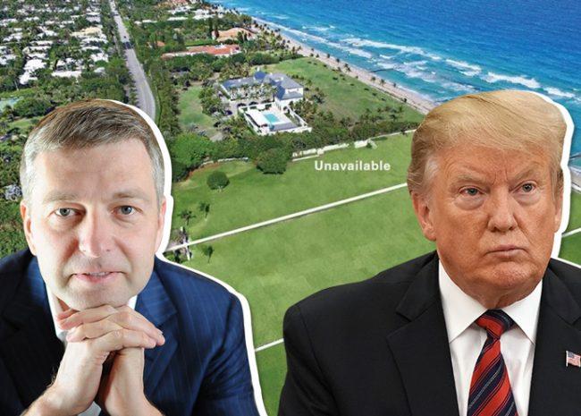 Dmitry Rybolovlev, Donald Trump, and 5252 North Country Road (Credit: Getty Images)