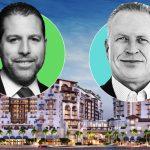 Madison Realty Capital CEO Josh Zegen, Penn-Florida Companies CEO Mark Gensheimer, and the Mandarin Oriental in Boca Raton