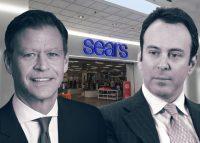 From left: Brookfield's Ric Clark, Sears at Staten Island Mall, and Eddie Lampert (Credit: Brookfield; Facebook; Getty Images)