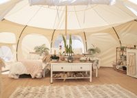 A glamping tent in Mount Maunganui, New Zealand (Credit: iStock)