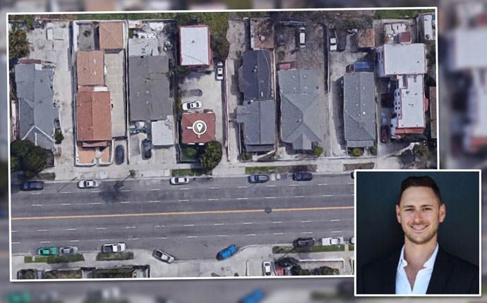 Urban Stearns’ Lee Rubinoff and an aerial shot of the property (Credit: Google Maps)