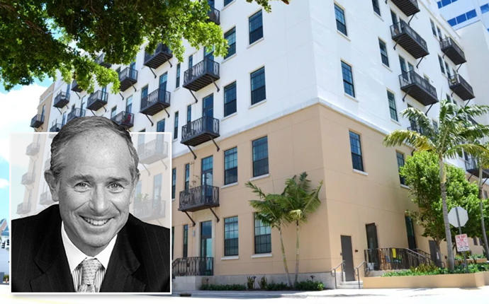 Blackstone CEO Stephen A. Schwarzman, the Exchange Lofts apartments at 115 Northeast Third Avenue in Fort Lauderdale