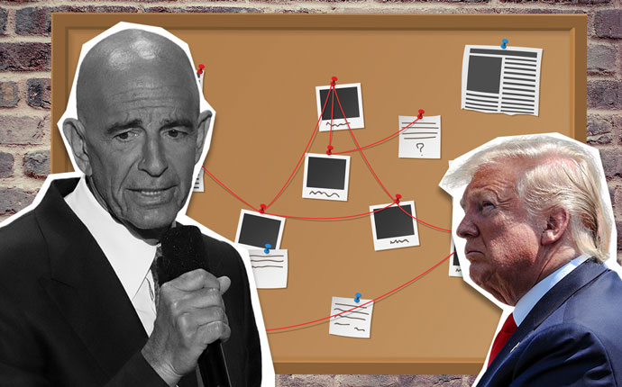 Tom Barrack and Donald Trump (Credit: Getty Images and iStock)