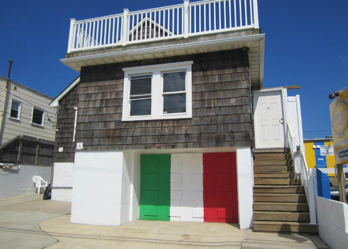 <em>1209 Ocean Terrace in Seaside Heights, also known as the "Jersey Shore House" (courtesy of Booking.com)</em>