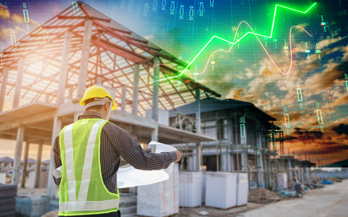 Homebuilding shares are close to their highest levels of the year thanks to low mortgage rates (Credit: iStock)