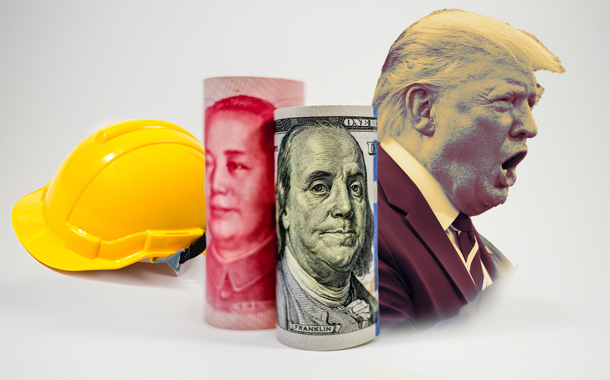 General contractors in New York say President Trump’s tariff increases are driving costs up (Credit: iStock and Getty Images)