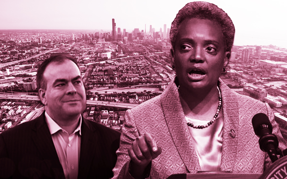 Mayor Lori Lightfoot and Cook County Assessor Fritz Kaegi (Credit: Getty Images, Fritz for Assessor, iStock)