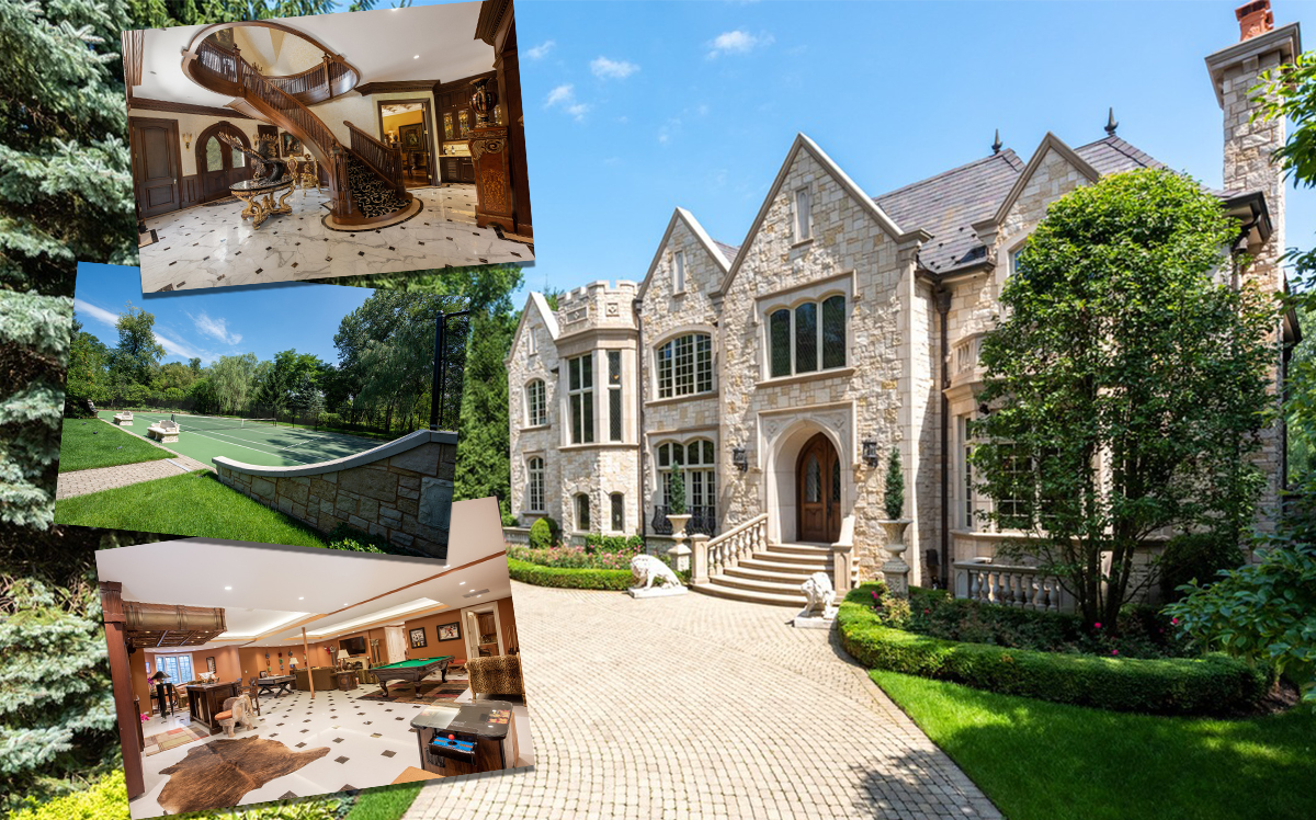 The Northfield English manor-style home (Credit: Redfin)
