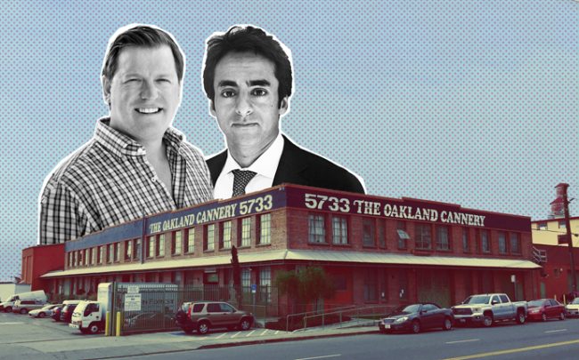Green Sage founder Ken Greer , Lotus Property CEO Faisal Ashraf, and the Cannery on San Leandro Street 