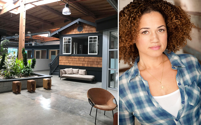 Blackbird founder Bridgid Coulter and the Culver City space as of August