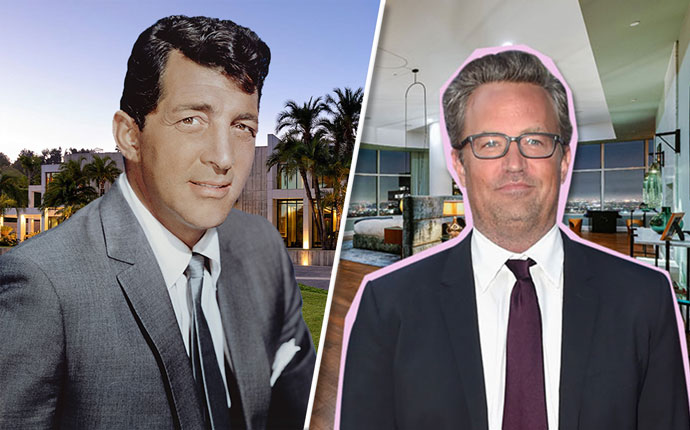 From left: Dean Martin and Matthew Perry (Credit: Hilton & Hyland, Getty Images)