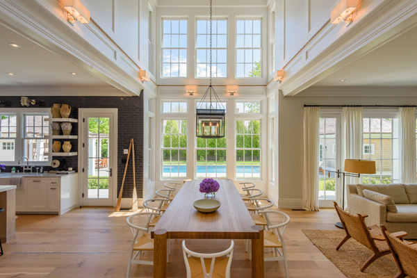 Design firm ASH NYC did the showcasing for 732 Hill Street in Southampton, which is listed with Corcoran’s Gary DePersia for $4.495 million.
