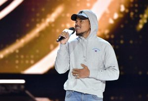 Chance The Rapper speaks onstage at WE Day California at The Forum (Photo by Emma McIntyre/Getty Images)