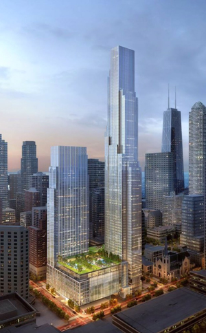 Renderings of One Chicago (Credit: Wikipedia)