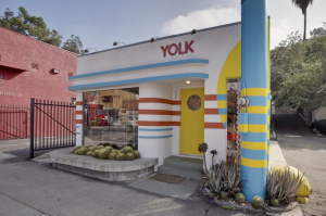 The now-demolished Yolk store in Silver Lake. (Credit: owners via Yelp)