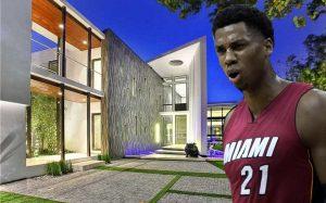 Hassan Whiteside and 528 Lakeview Court (Credit: Wikipedia, Realtor)