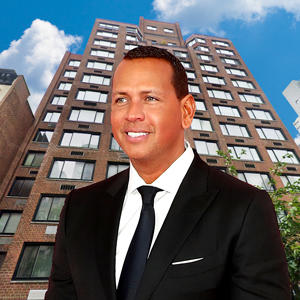 Alex Rodriguez and 340 East 51 Street (Credit: Getty Images, Google Maps)