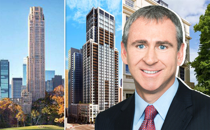 Collage of Ken Griffin’s properties and Ken Griffin