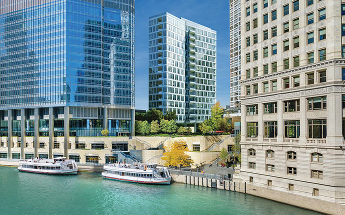 Belgravia Realty Group’s Renelle on the River at 403 N Wabash Avenue (Credit: Zillow)
