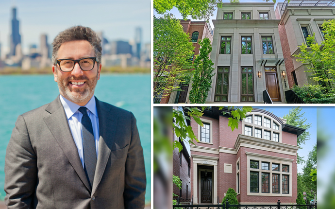 Mario Greco of Berkshire Hathaway HomeServices with 1905 N. Howe Street, and 3754 N. Janssen Avenue (Credit: Zillow and Redfin)