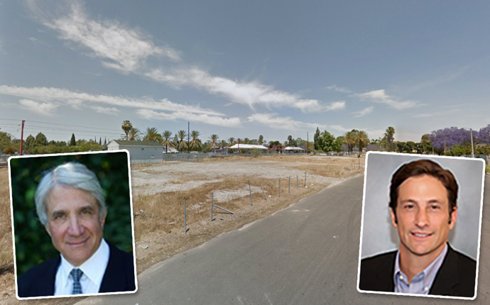 Thomas L. Safran and the firm’s president, Andrew David Gross, and the project site (Credit: Google Maps)