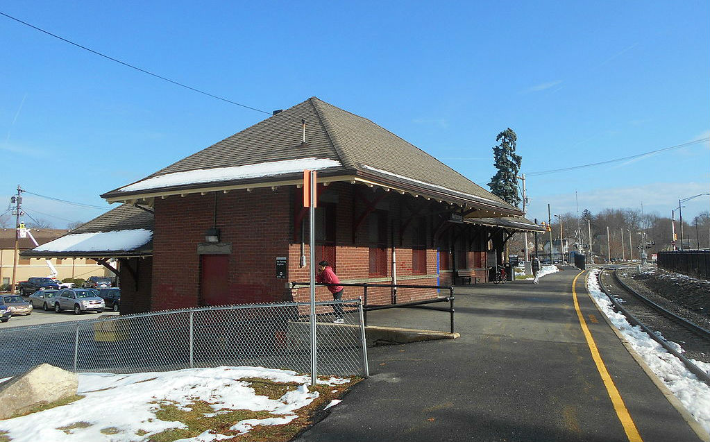 <em>34 Bank rental complex will be located near the Netcong Train Station, above. (Credit: Adam Moss)</em>