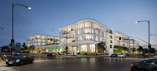 A rendering of the Sawtelle project (Credit: Landry Design Group)