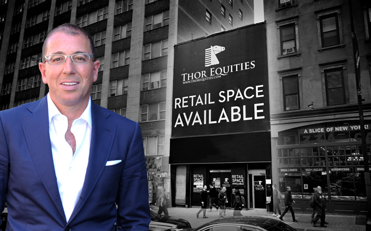 Thor Equities' Joe Sitt and 725 8th Avenue (Credit: Google Maps)