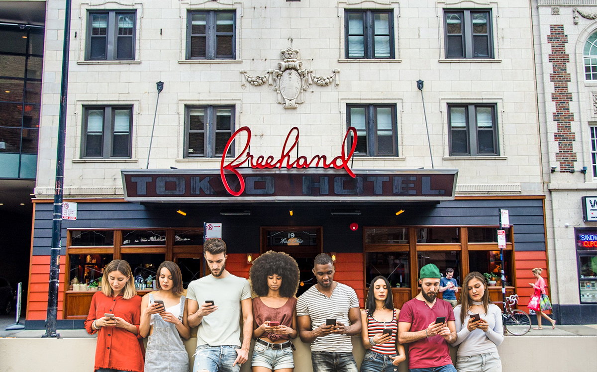 The Freehand Hotel at 19 E. Ohio St. (Credit: iStock)