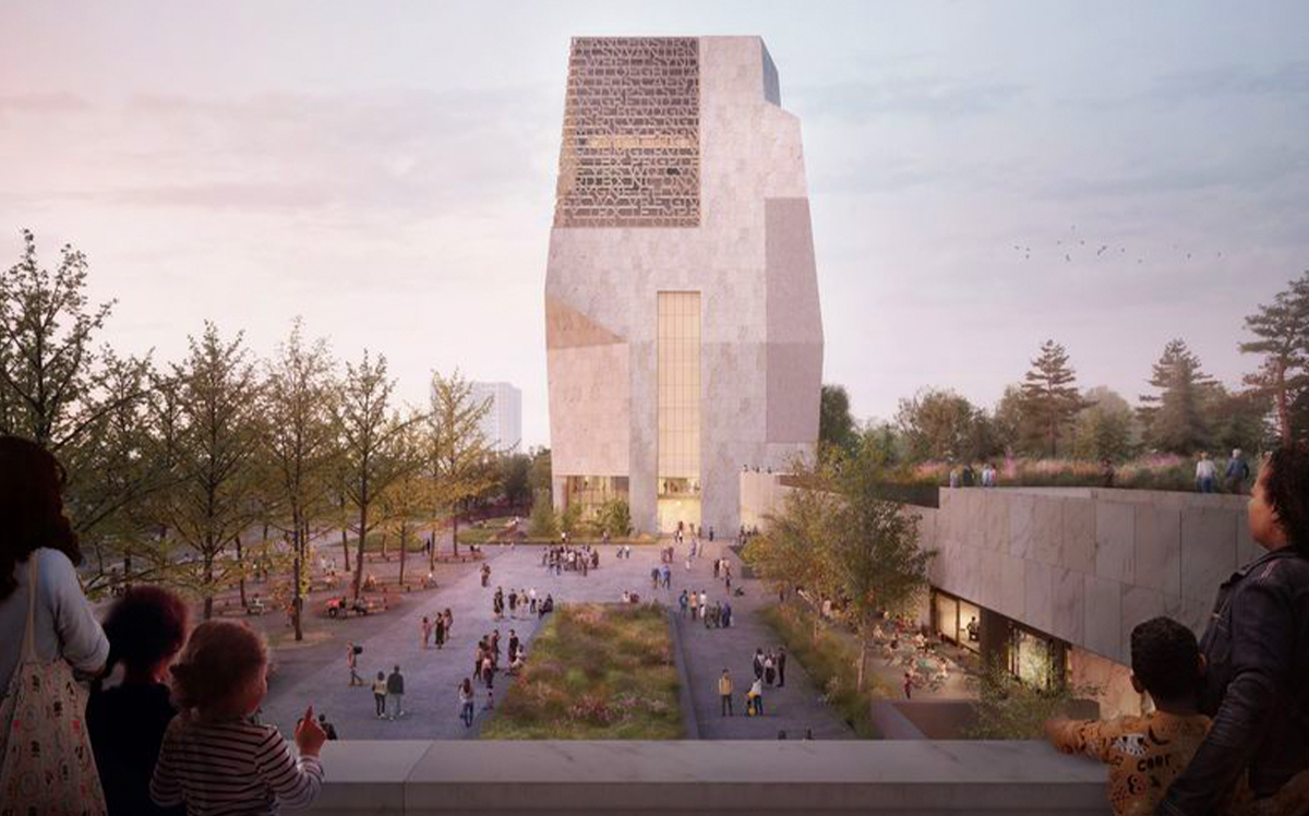 An updated rendering of the Obama Presidential Center (Credit: Obama Foundation)