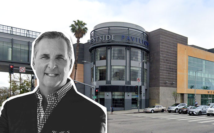 Hudson Pacific Properties CEO Victor Coleman and the Westside Pavilion (Credit: Google Maps)