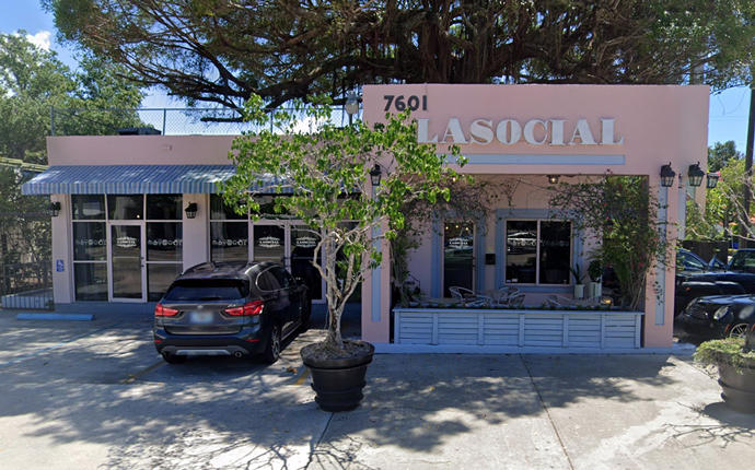 La Social’s original location at 7601 Biscayne Boulevard (Credit: Google Maps)