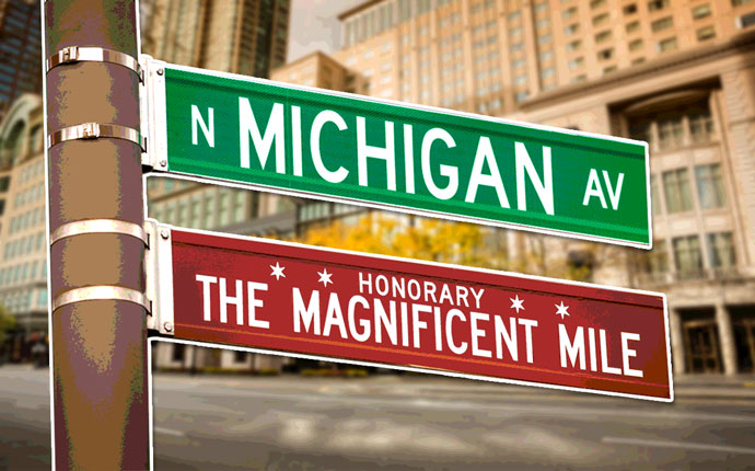Magnificent Mile on Michigan Avenue (Credit: iStock)