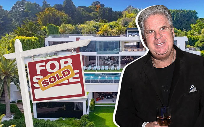 After two years on market, Makowsky unloaded his Bel Air spec mansion (Credit: Zillow, Getty Images, and iStock)