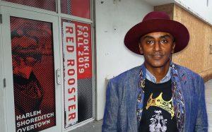 Marcus Samuelsson and exterior shot of Red Rooster construction (Credit: Getty Images)