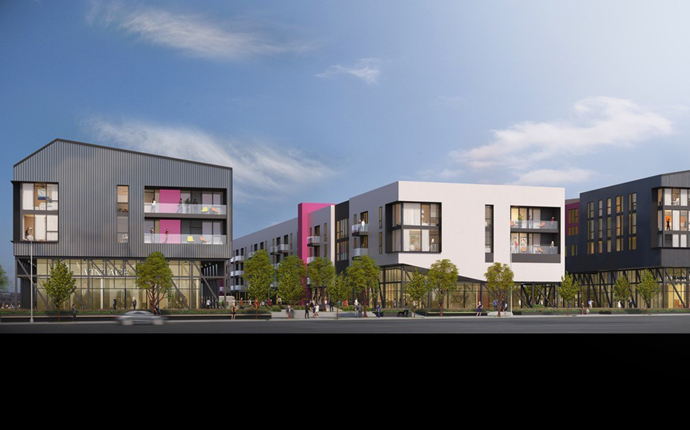 Developer Pinyon Group’s 468-unit project would sit two blocks away from the Heritage Square Gold Line.