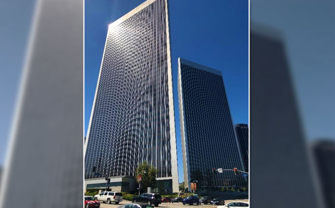 Twin 44-story Century City Plaza Towers
