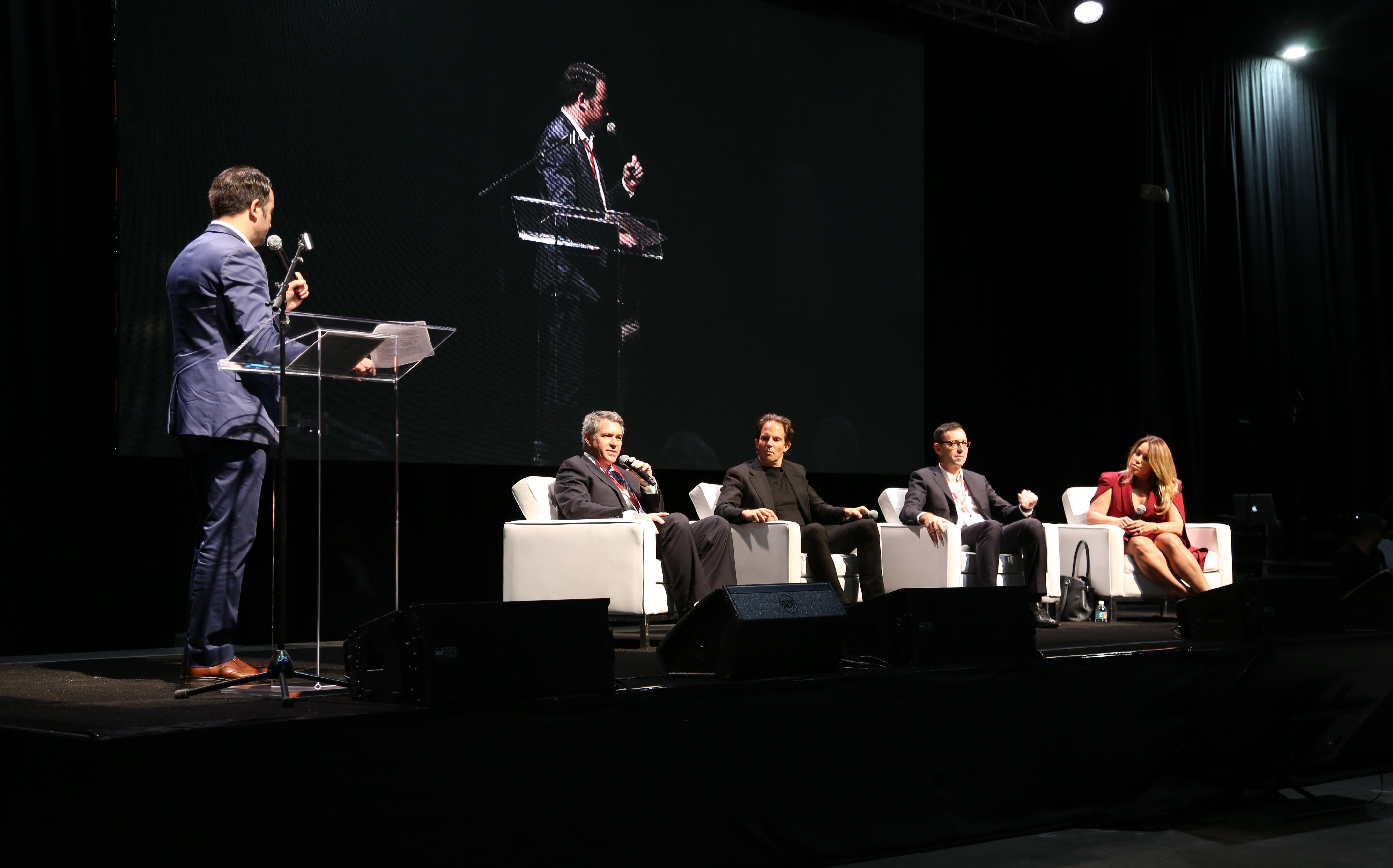 From left: Stuart Elliott, Jerome Hollo, Michael Shvo, Laurent Morali and Lissette Calderon