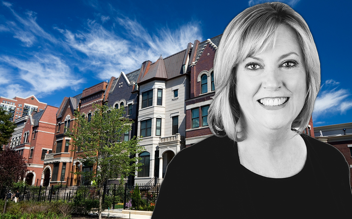 Denise Curry and homes along Chicago's Prairie Avenue (Credit: iStock)
