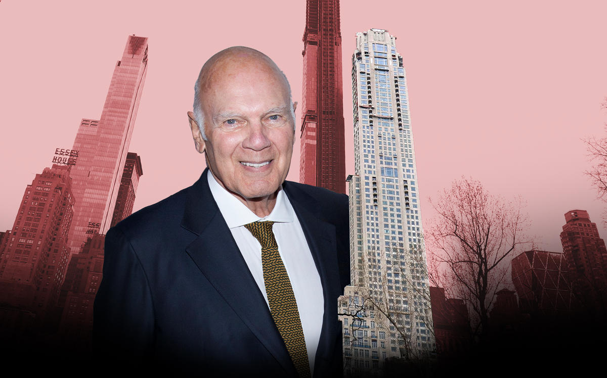 Vornado’s Steve Roth and 220 Central Park South (Credit: Getty Images)