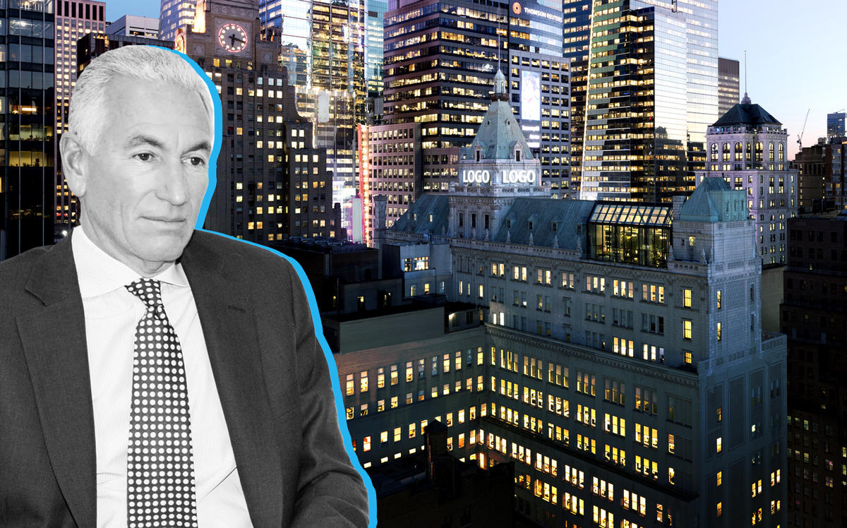 Charles Kushner and 229 West 43rd Street (Credit: Getty Images)