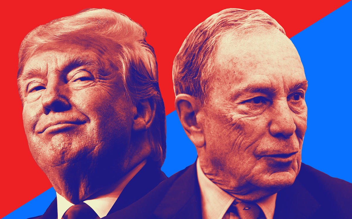 Donald Trump and Michael Bloomberg (Credit: Getty Images)
