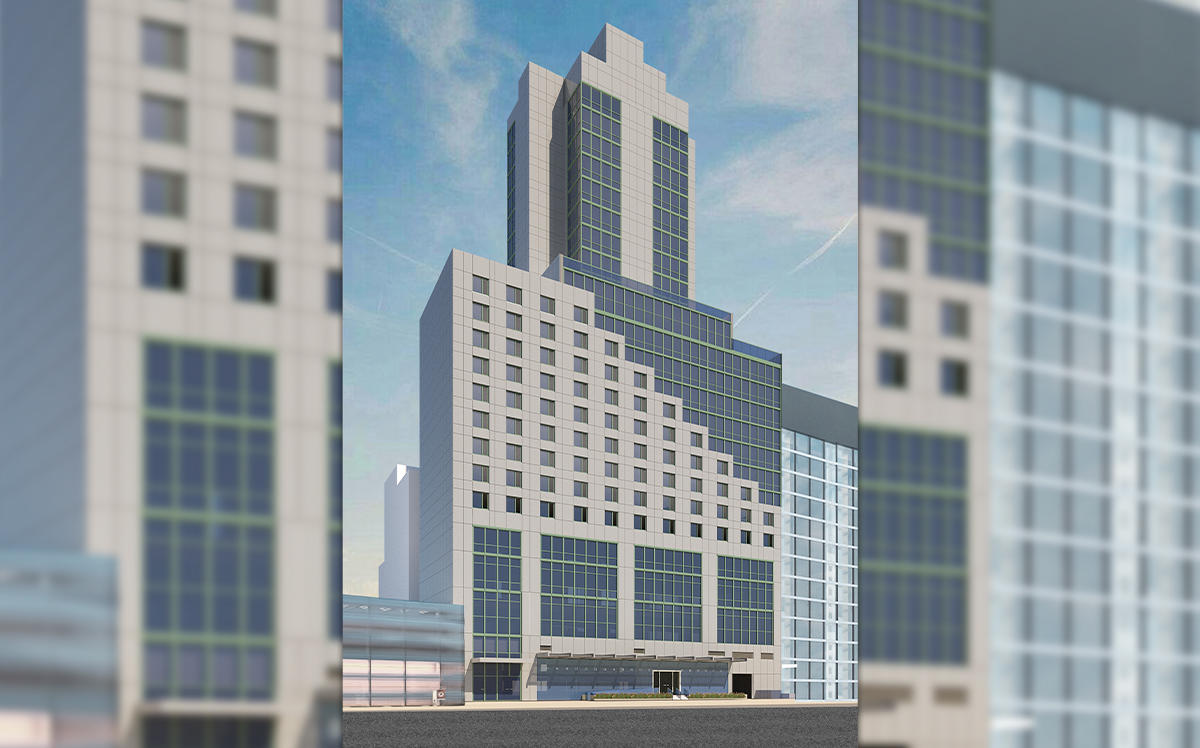 Rendering of the Staybridge Suites at 38-59 11th Street