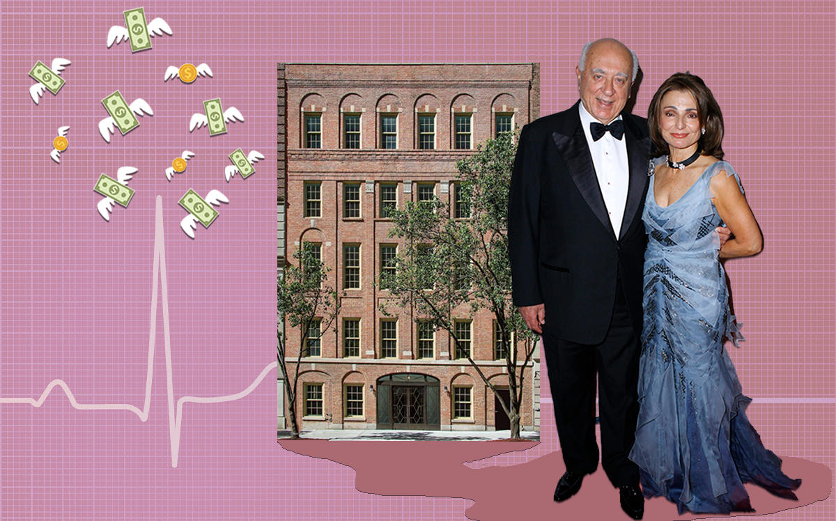 40 East 72nd Street and Spiros and Antonia Milonas (Credit: Getty Images, iStock)