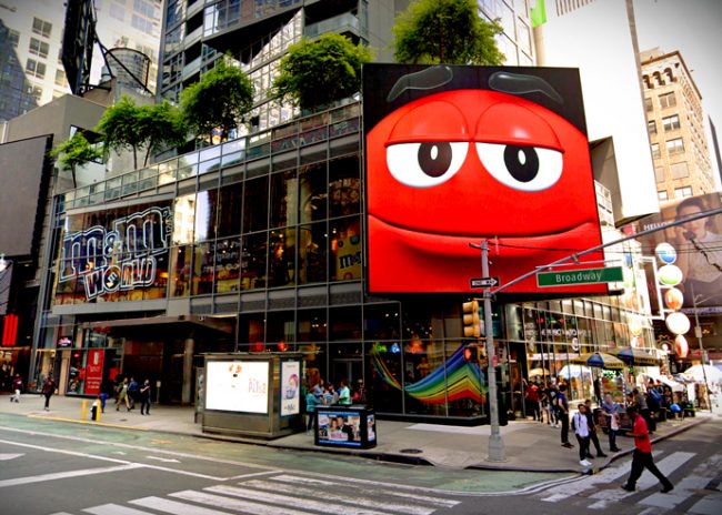 The M&M’s store at 1600 Broadway (Credit: Google Maps)