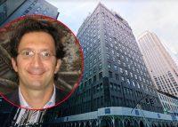 Corporate Suites CEO Hayim Grant and 1001 Sixth Avenue (Credit: Facebook and Google Maps)