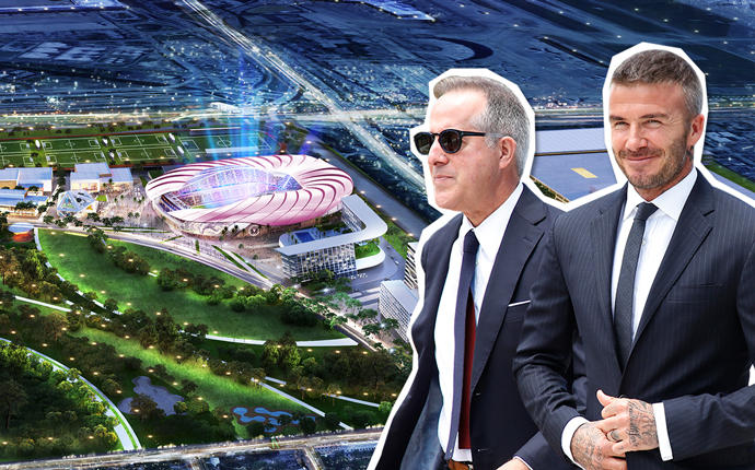 Jorge Mas, David Beckham and a Miami Freedom Park rendering