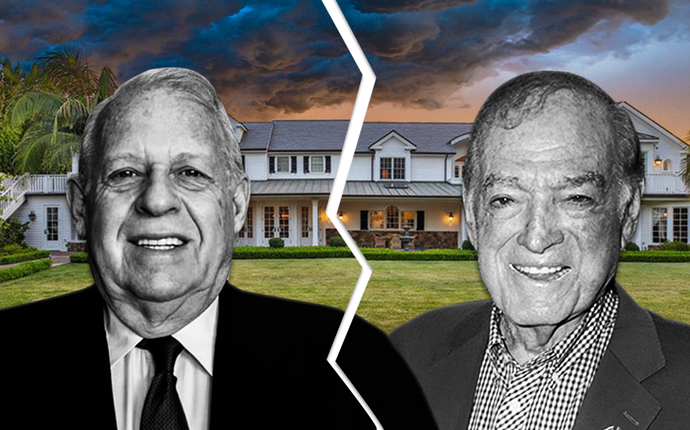From left: Robert Barth and Stanley Black with 840 Greenway Drive (Credit: Getty Images and Zillow)