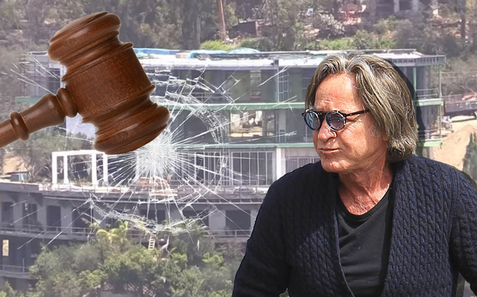 Mohamed Hadid and his spec mansion (Credit: Getty Images)